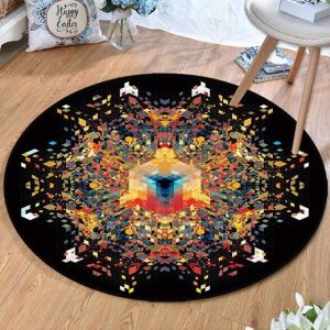 Tapis Rond Le Cube