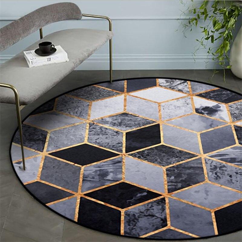 Tapis Rond Nordique