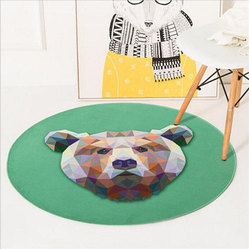 Tapis Rond Ours