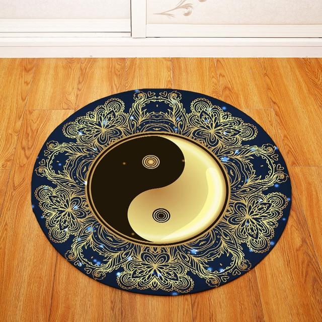 Tapis Rond Paix Et Harmonie