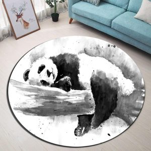 Tapis Rond Panda