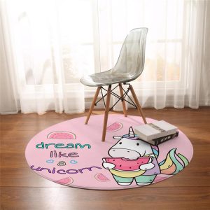 Tapis Rond Pastèque