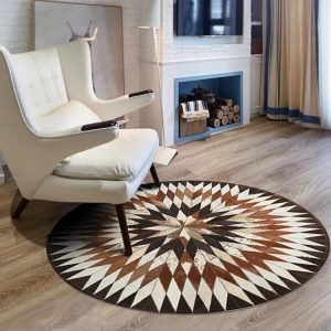 Tapis Rond Patchwork