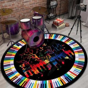 Tapis Rond Piano