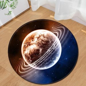 Tapis Rond Planète