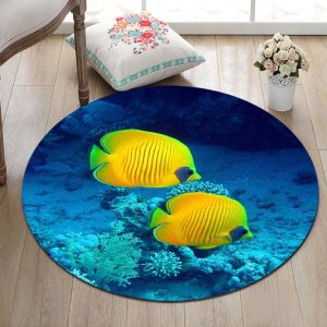Tapis Rond Poisson