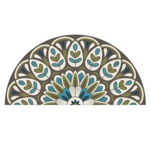 Tapis Rond Porte D'Entrée Design