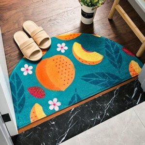 Tapis Rond Porte D'Entrée Fruit