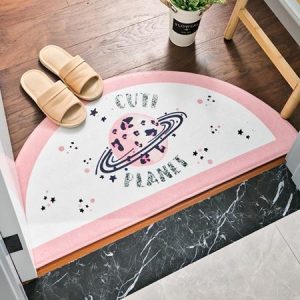 Tapis Rond Porte D'Entrée Planète