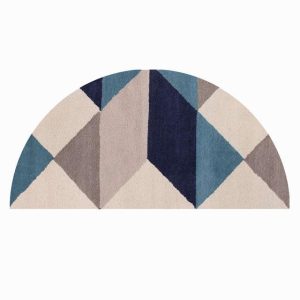 Tapis Rond Porte D'Entrée Style Nordique