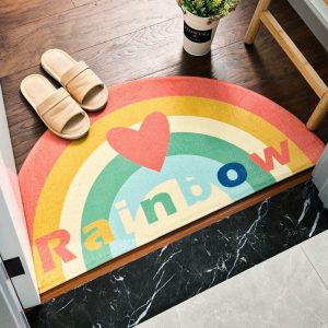 Tapis Rond Arc En Ciel