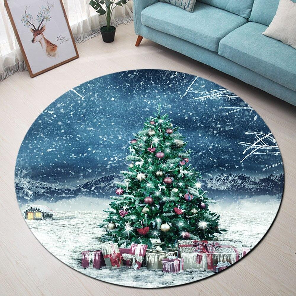 Tapis Rond Sapin De Noël