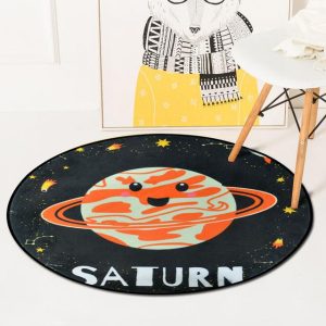 Tapis Rond Saturne