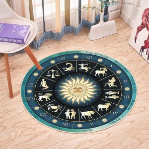 Tapis Rond Signes Astrologie