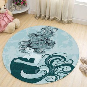 Tapis Rond Sirène