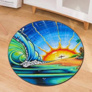 Tapis Rond Surf
