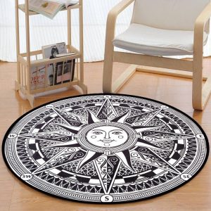 Tapis Rond Points Cardinaux