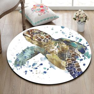 Tapis Rond Tortue