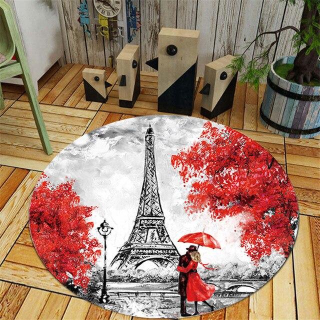 Tapis Rond Tour Eiffel