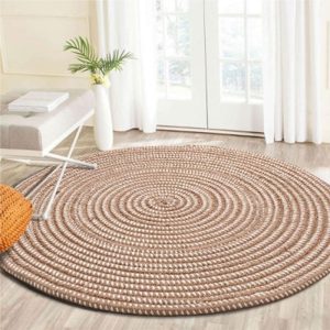 Tapis Rond Tressé