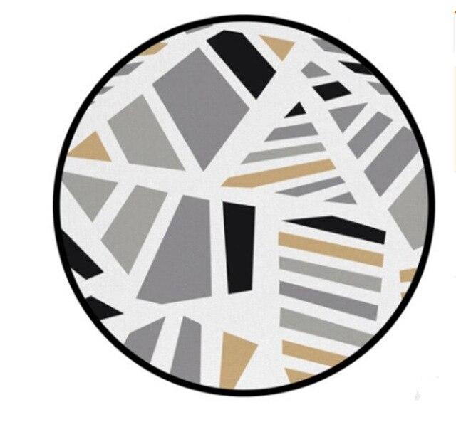 Tapis Rond Triangle