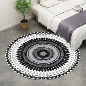Tapis Rond Tribal