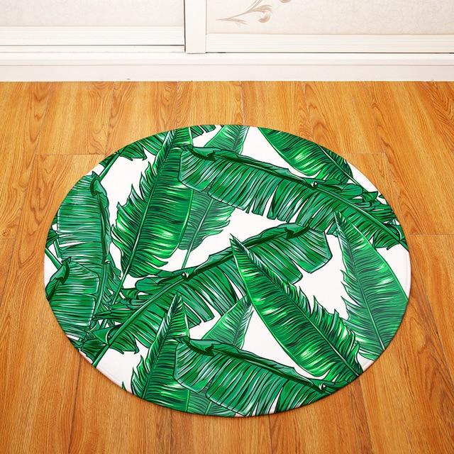 Tapis Rond Tropical