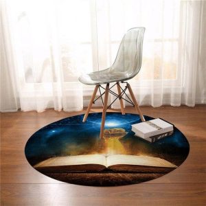 Tapis Rond Vaste Univers