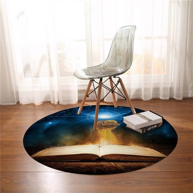 Tapis Rond Vaste Univers