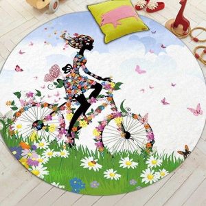 Tapis Rond Vélo