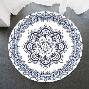 Tapis Rond Vinyl Mandala