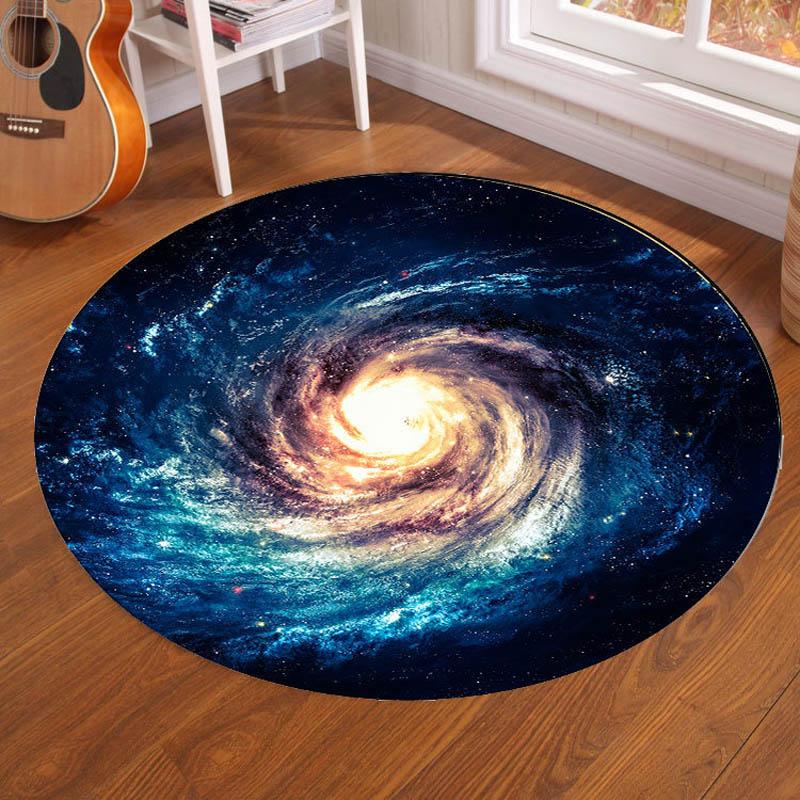 Tapis Rond Voie Lactée