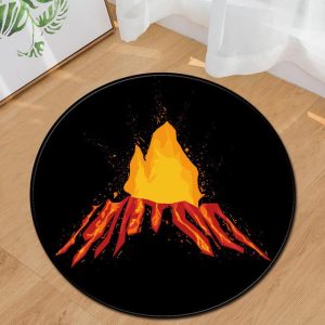 Tapis Rond Volcan