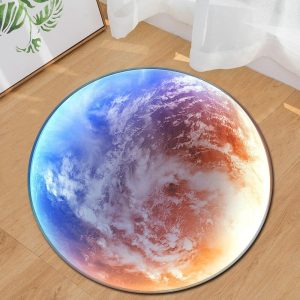 Tapis Rond Vue De L'Espace