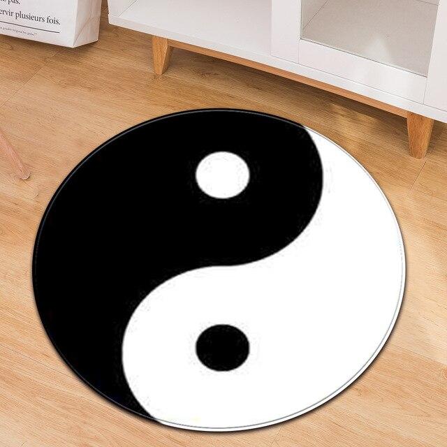 Tapis Rond Yin Yang