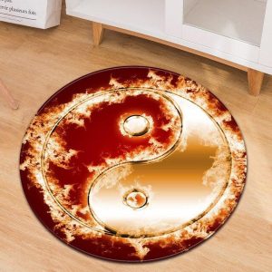 Tapis Rong Yin Yang En feu