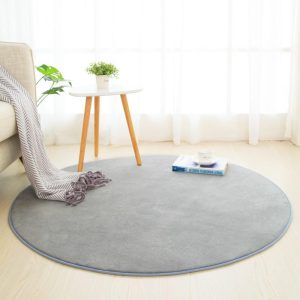 Tapis Rond Salle De Bain Gris