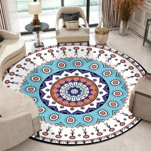 Tapis Rond Mandala Des Amis
