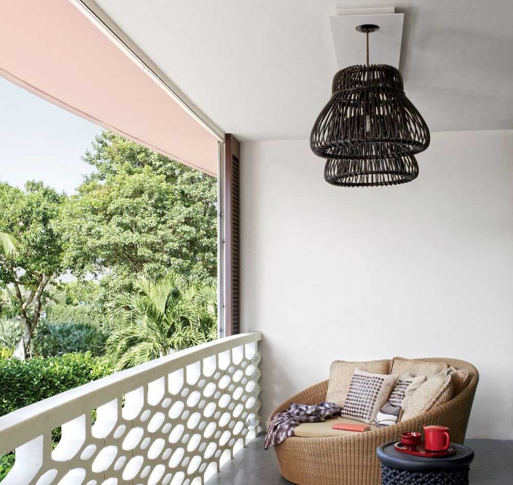 Terrasse avec Luminaires