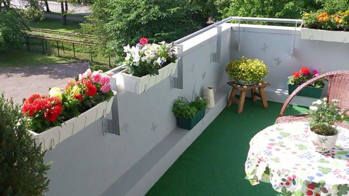 Terrasse avec Gazon synthétique