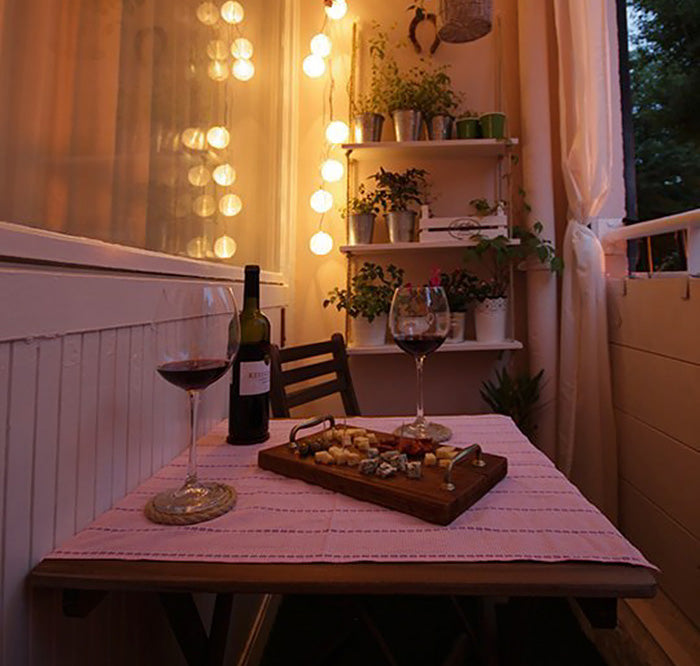 Terrasse Romantique Sombre